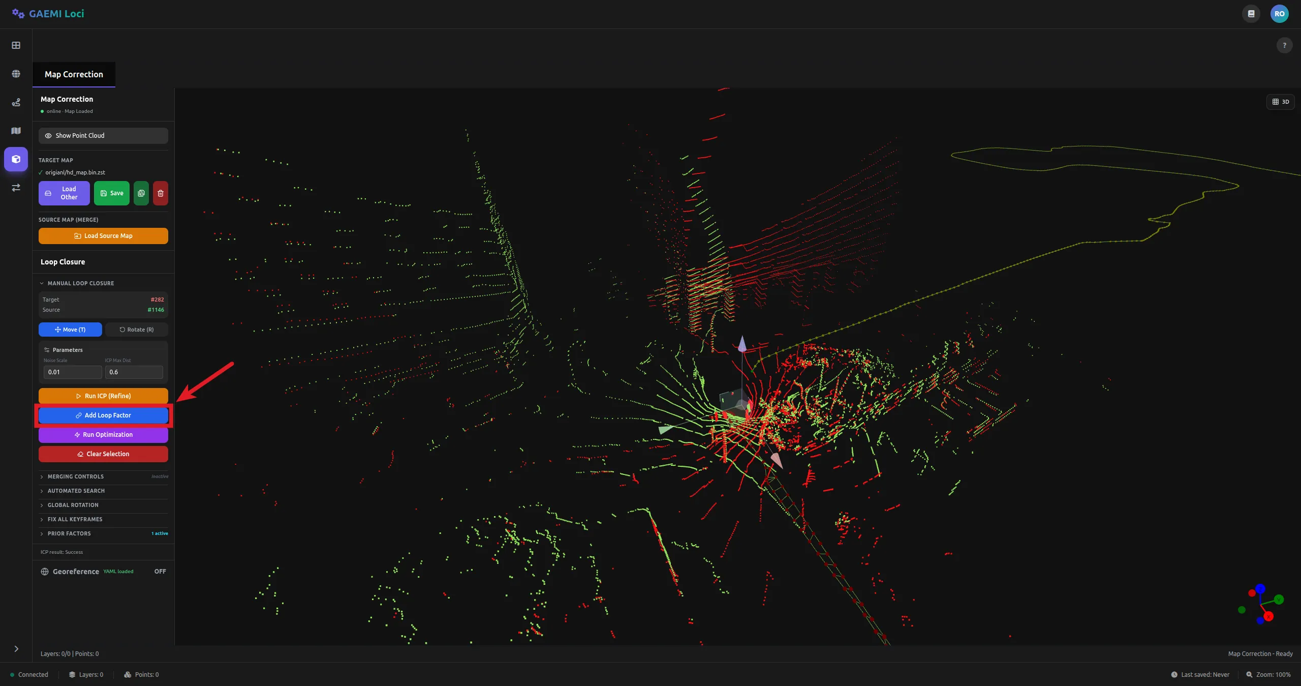 Add Loop Factor — 기준 키프레임과 보정할 키프레임 사이에 Between Factor 추가