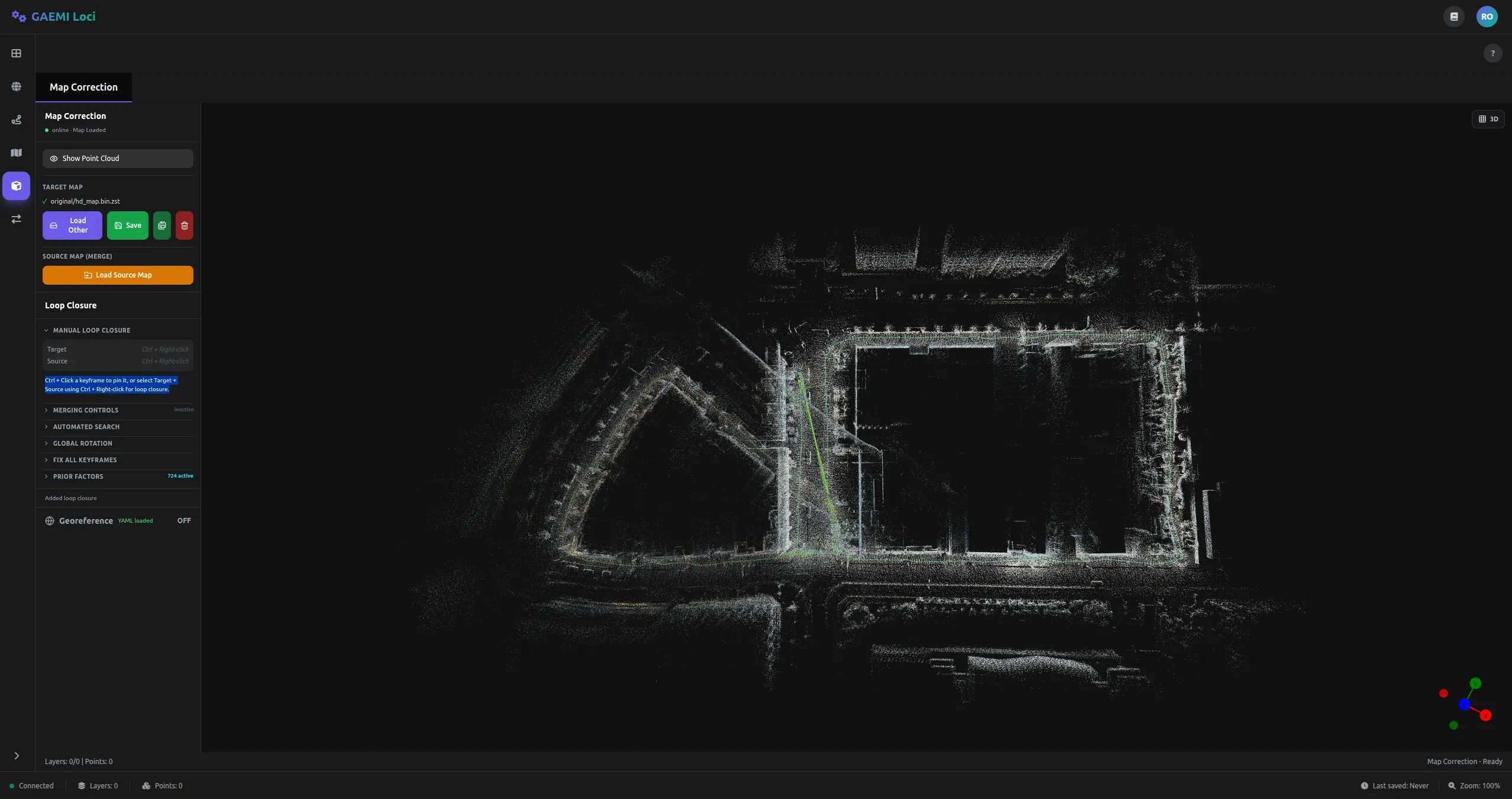 잘못된 정합 — Map Aggregation에서 정합이 실패하여 맵이 손상된 상태